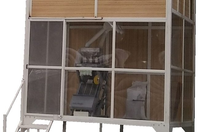 Caseta con Tolva para Seleccionadora Electrónica